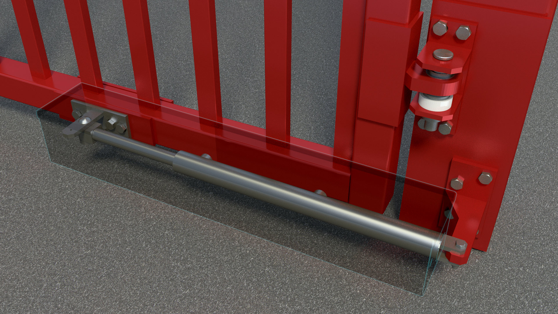 Gate Back Actuator to Frontier Pitts