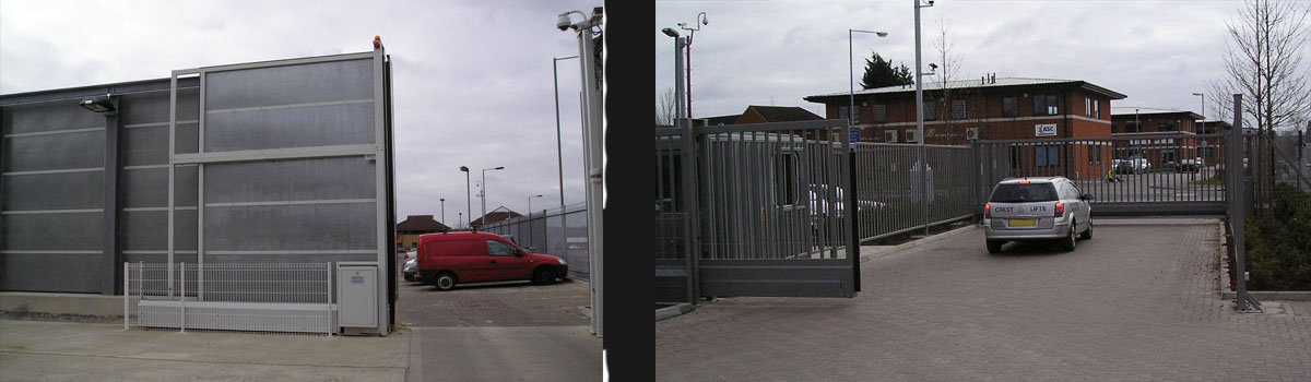 Data centre sliding gate