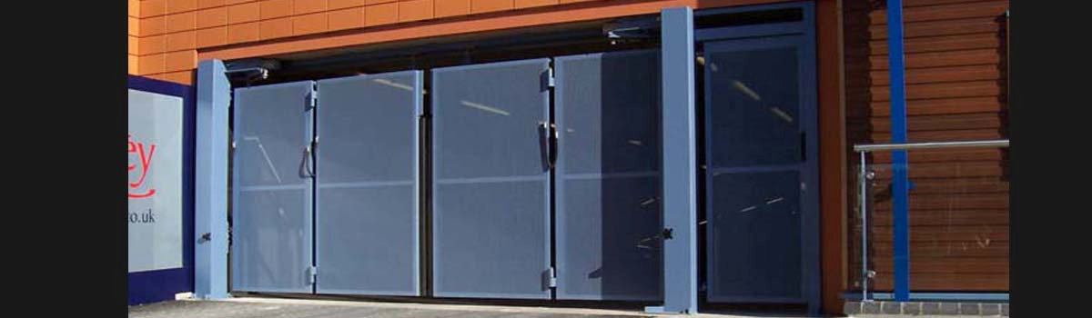 Gun Wharf Quays Bi-folding Gate