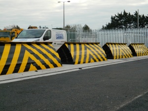 IWA14 Terra Shallow Blocker 7.2t @ 50 mph. HVM - Hostile Vehicle Mitigation