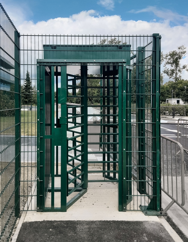LPS1175 Platinum Turnstile Security Rating B3, three winged rotor. Pedestrian Control